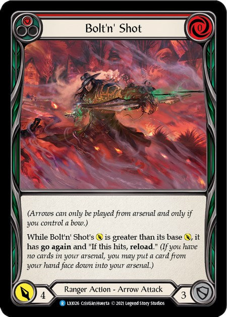 Flesh and Blood TCG | Bolt'n Shot (Red) [LXI026] (Tales of Aria Lexi Blitz Deck)  1st Edition Normal | The Nerd Merchant
