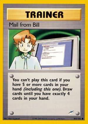 Pokemon | Mail from Bill (105/105) [Neo Destiny Unlimited] | The Nerd Merchant
