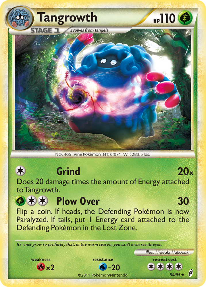Pokemon | Tangrowth (34/95) [HeartGold & SoulSilver: Call of Legends] | The Nerd Merchant