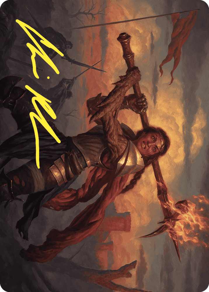 Magic | Imodane, the Pyrohammer Art Card (Gold-Stamped Signature) [Wilds of Eldraine Art Series] | The Nerd Merchant