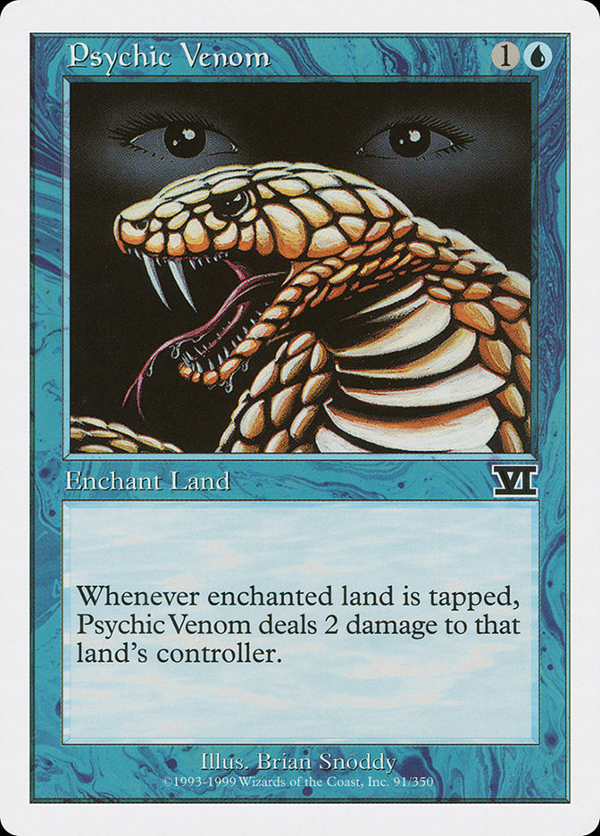 Magic | Psychic Venom [Classic Sixth Edition] | The Nerd Merchant