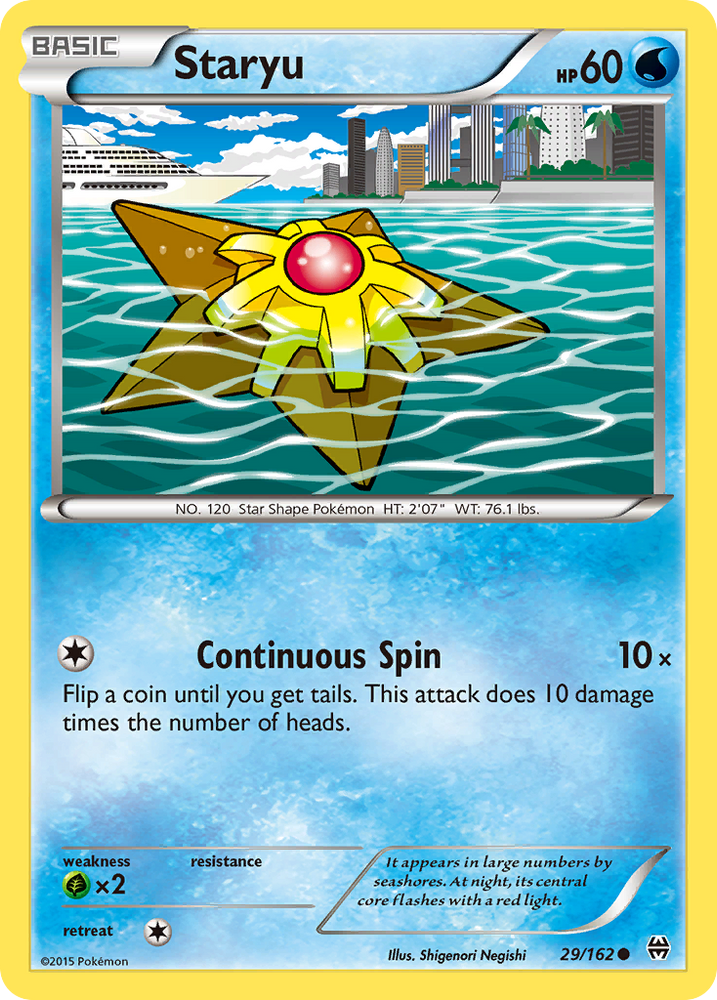 Pokemon | Staryu (29/162) [XY: BREAKthrough] | The Nerd Merchant