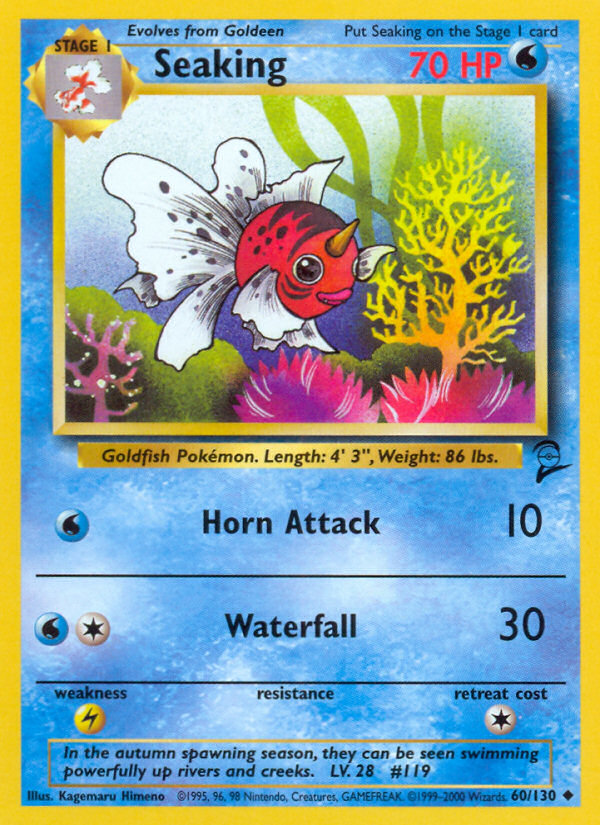 Pokemon | Seaking (60/130) [Base Set 2] | The Nerd Merchant