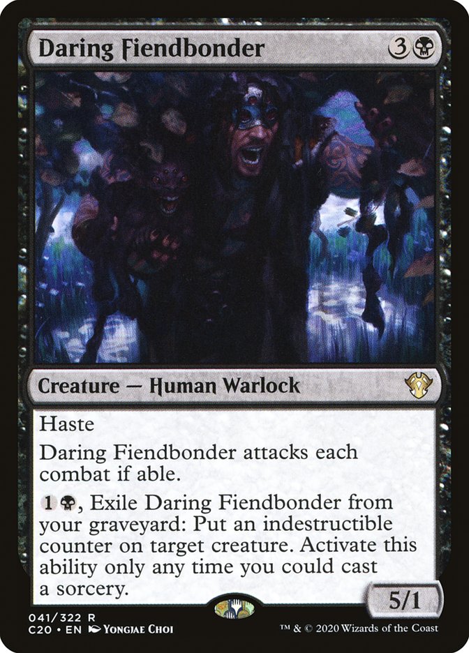 Magic | Daring Fiendbonder [Commander 2020] | The Nerd Merchant