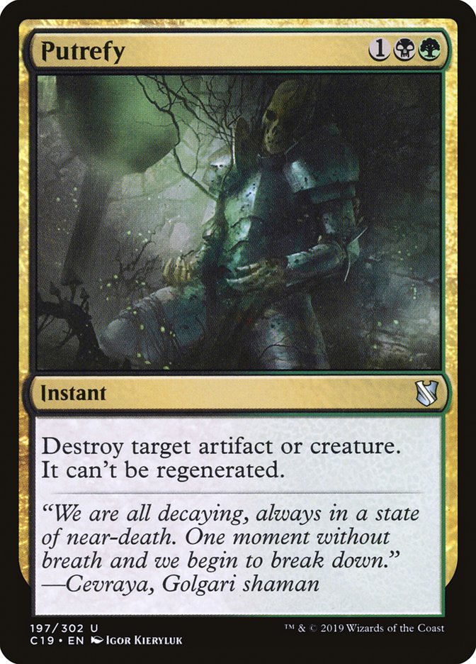 Magic | Putrefy [Commander 2019] | The Nerd Merchant