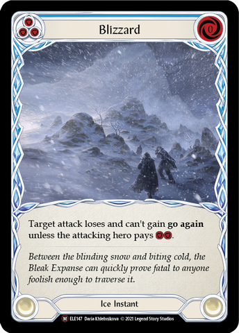 Flesh and Blood TCG | Blizzard [U-ELE147] (Tales of Aria Unlimited)  Unlimited Rainbow Foil | The Nerd Merchant