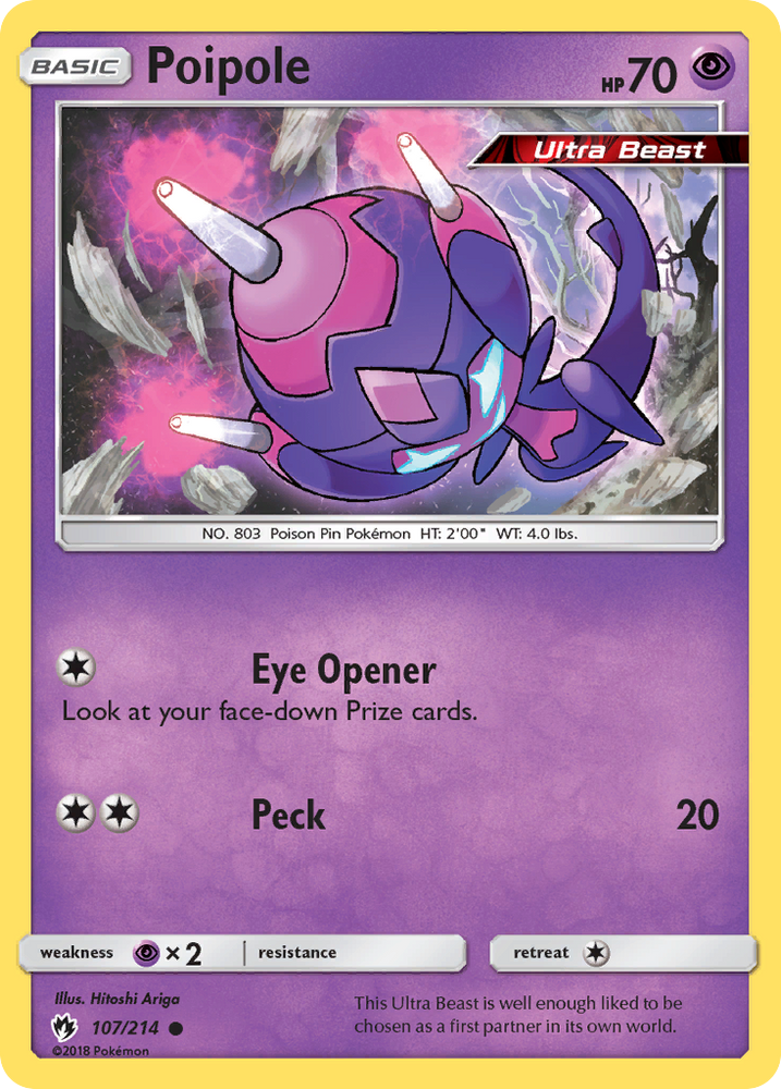 Pokemon | Poipole (107/214) [Sun & Moon: Lost Thunder] | The Nerd Merchant