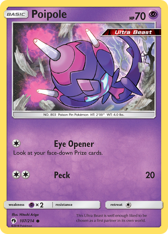 Pokemon | Poipole (107/214) [Sun & Moon: Lost Thunder] | The Nerd Merchant