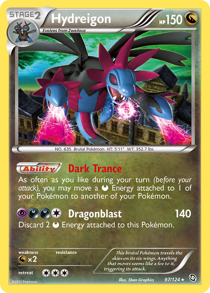 Pokemon | Hydreigon (97/124) [Black & White: Dragons Exalted] | The Nerd Merchant