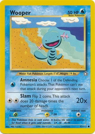 Pokemon | Wooper (82/111) [Neo Genesis Unlimited] | The Nerd Merchant
