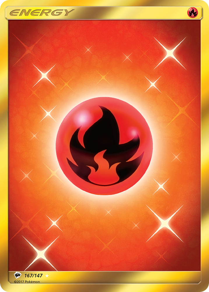 Pokemon | Fire Energy (167/147) [Sun & Moon: Burning Shadows] | The Nerd Merchant