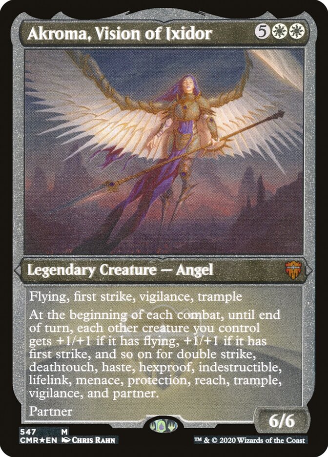Magic | Akroma, Vision of Ixidor (Etched) [Commander Legends] | The Nerd Merchant