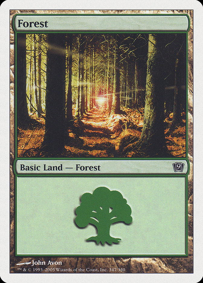 Magic | Forest (347) [Ninth Edition] | The Nerd Merchant