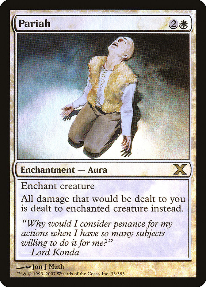 Magic | Pariah (Premium Foil) [Tenth Edition] | The Nerd Merchant