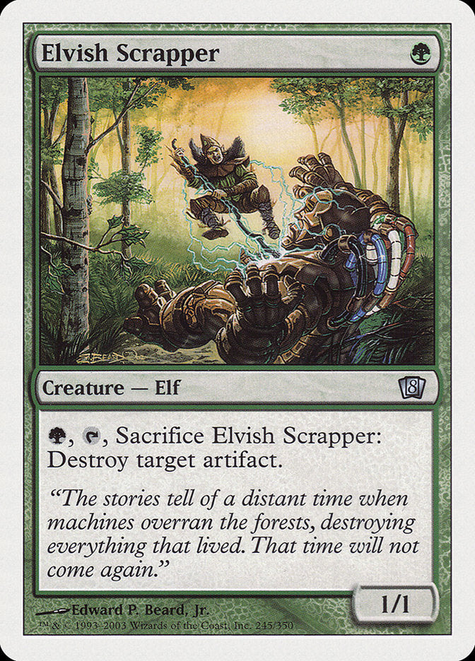 Magic | Elvish Scrapper [Eighth Edition] | The Nerd Merchant