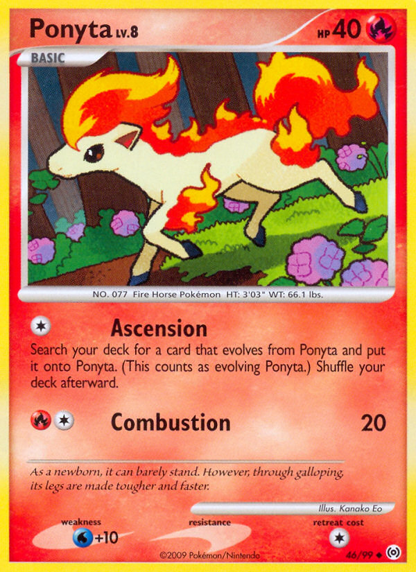 Pokemon | Ponyta (46/99) [Platinum: Arceus] | The Nerd Merchant