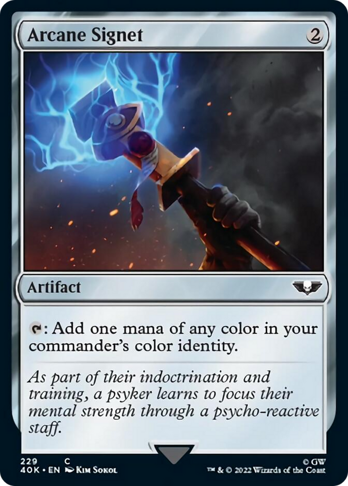 Magic | Arcane Signet (229) [Warhammer 40,000] | The Nerd Merchant