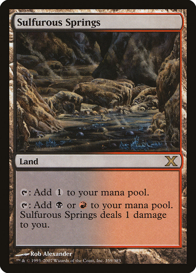 Magic | Sulfurous Springs [Tenth Edition] | The Nerd Merchant