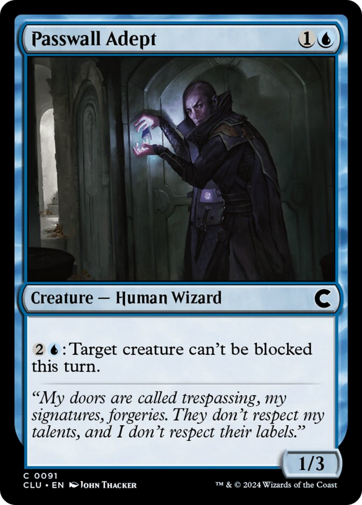 Magic | Passwall Adept [Ravnica: Clue Edition] | The Nerd Merchant