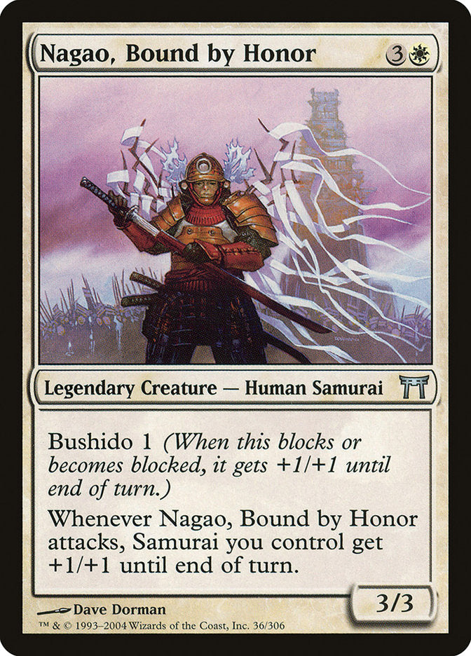 Magic | Nagao, Bound by Honor [Champions of Kamigawa] | The Nerd Merchant