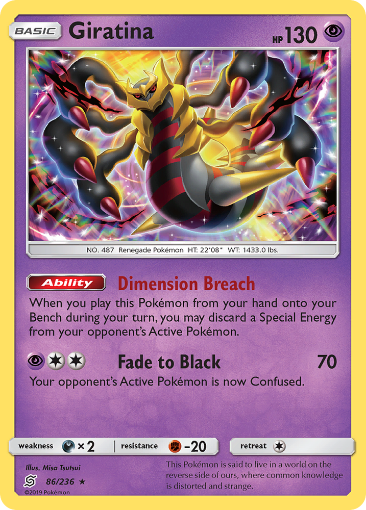 Pokemon | Giratina (86/236) [Sun & Moon: Unified Minds] | The Nerd Merchant