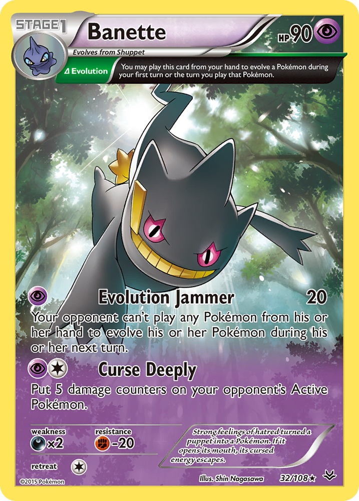 Pokemon | Banette (32/108) [XY: Roaring Skies] | The Nerd Merchant