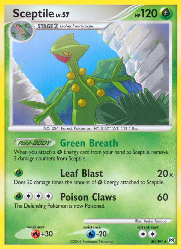 Pokemon | Sceptile (30/99) [Platinum: Arceus] | The Nerd Merchant