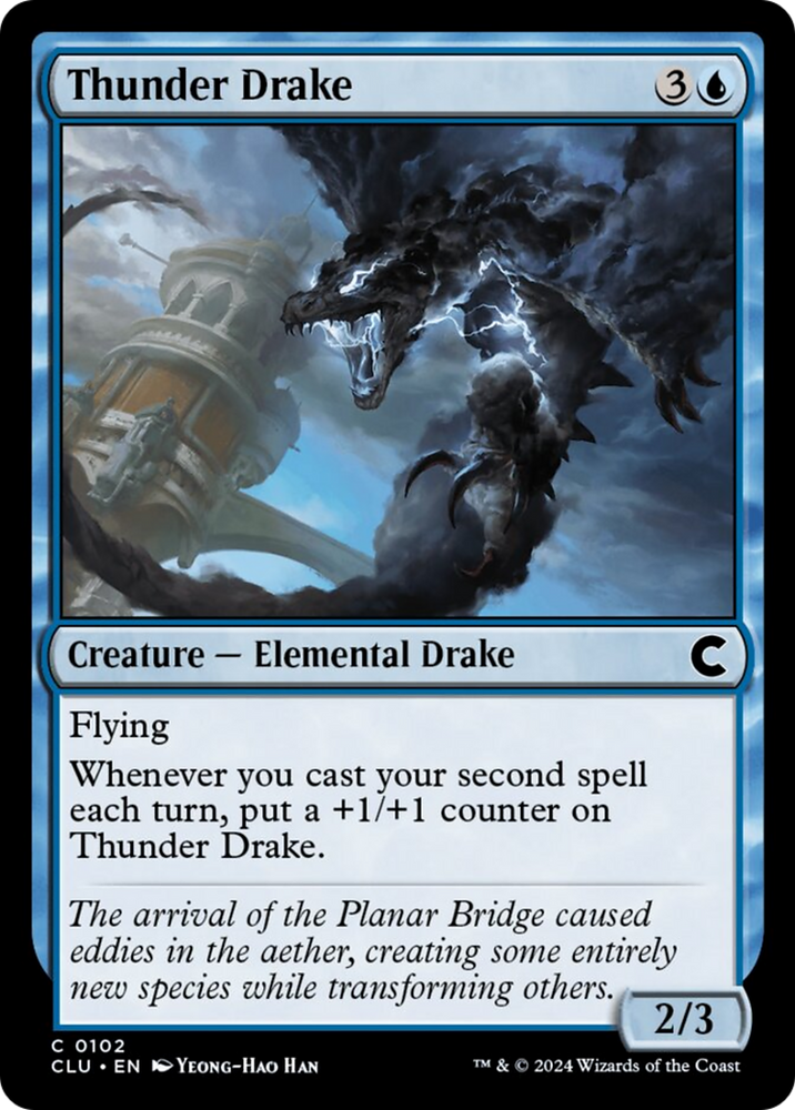 Magic | Thunder Drake [Ravnica: Clue Edition] | The Nerd Merchant