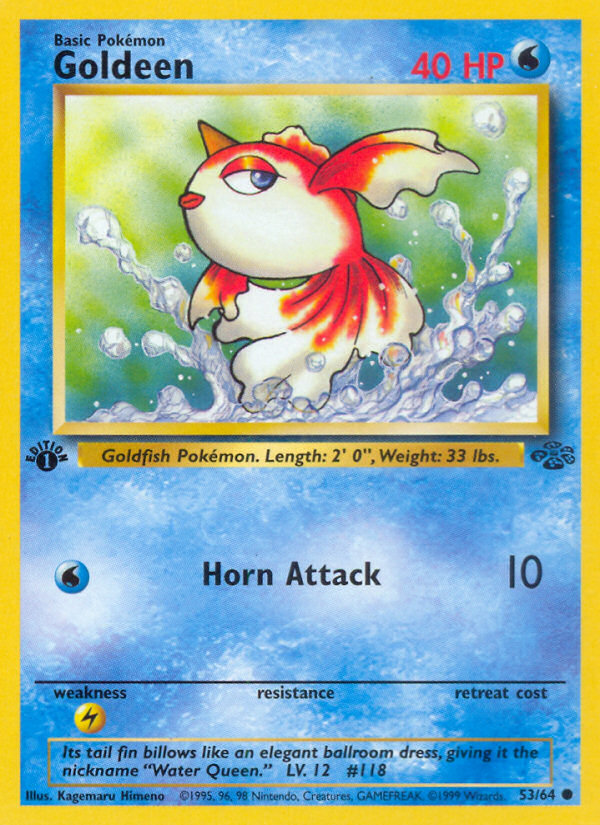 Pokemon | Goldeen (53/64) [Jungle 1st Edition] | The Nerd Merchant
