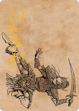 Magic | Lae'zel, Vlaakith's Champion Art Card (Gold-Stamped Signature) [Commander Legends: Battle for Baldur's Gate Art Series] | The Nerd Merchant