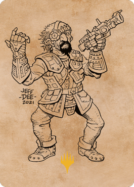 Magic | Jan Jansen, Chaos Crafter Art Card (Gold-Stamped) [Commander Legends: Battle for Baldur's Gate Art Series] | The Nerd Merchant