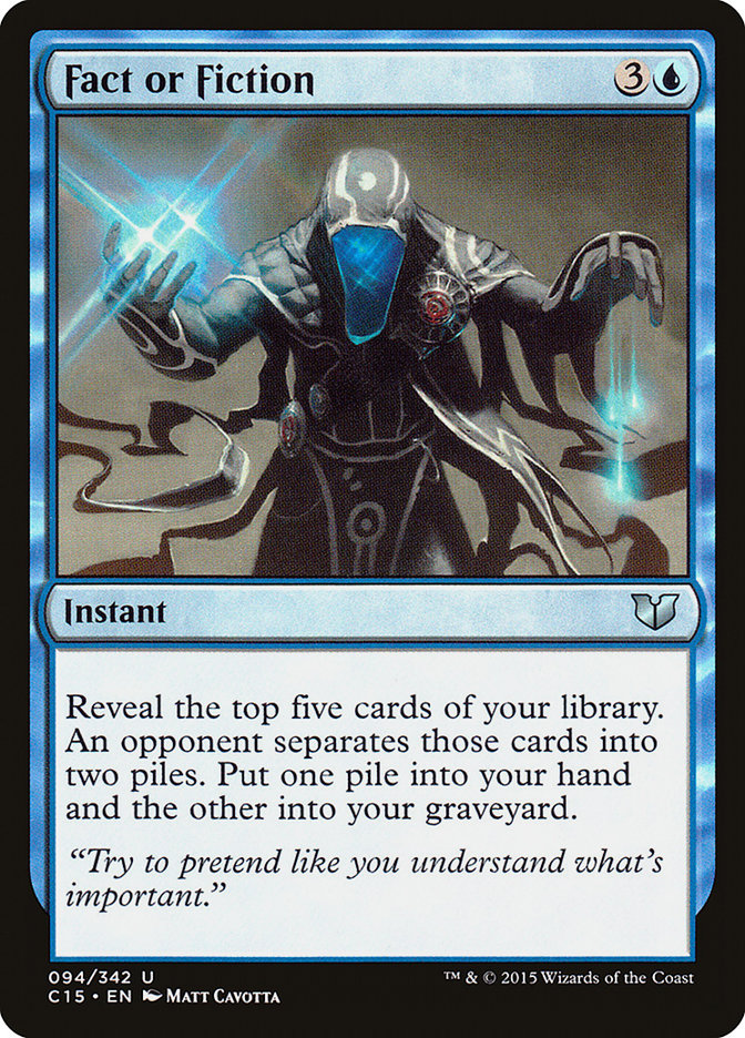 Magic | Fact or Fiction [Commander 2015] | The Nerd Merchant