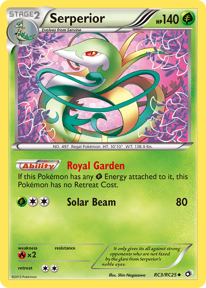 Pokemon | Serperior (RC3/RC25) [Black & White: Legendary Treasures] | The Nerd Merchant