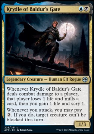 Magic | Krydle of Baldur's Gate [Dungeons & Dragons: Adventures in the Forgotten Realms] | The Nerd Merchant