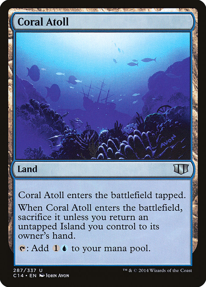 Magic | Coral Atoll [Commander 2014] | The Nerd Merchant