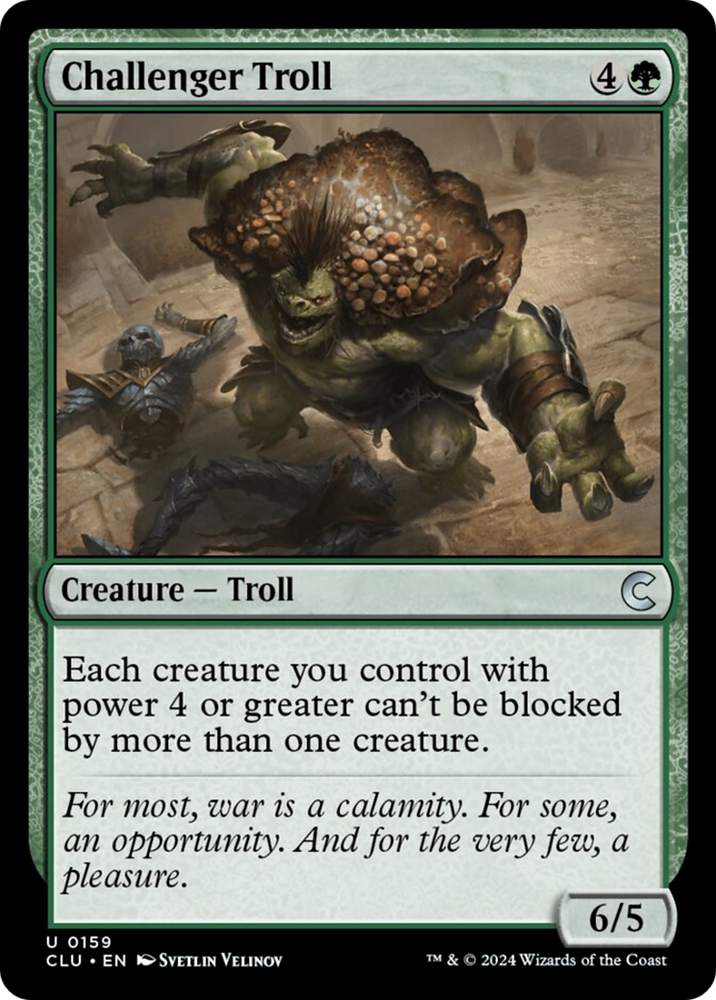 Magic | Challenger Troll [Ravnica: Clue Edition] | The Nerd Merchant