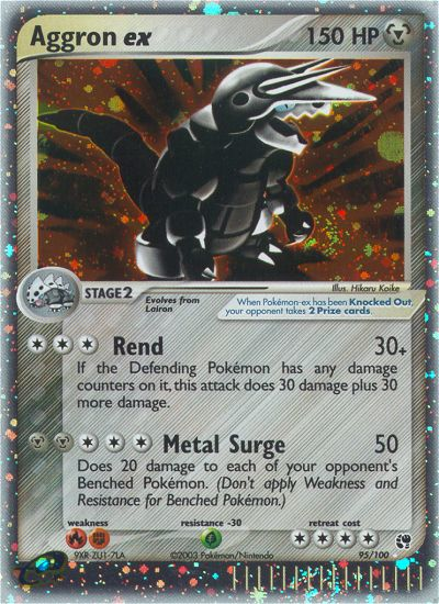 Pokemon | Aggron ex (95/100) [EX: Sandstorm] | The Nerd Merchant