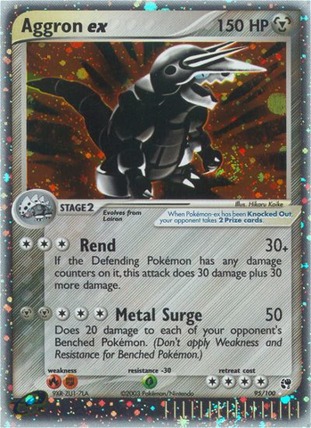 Pokemon | Aggron ex (95/100) [EX: Sandstorm] | The Nerd Merchant