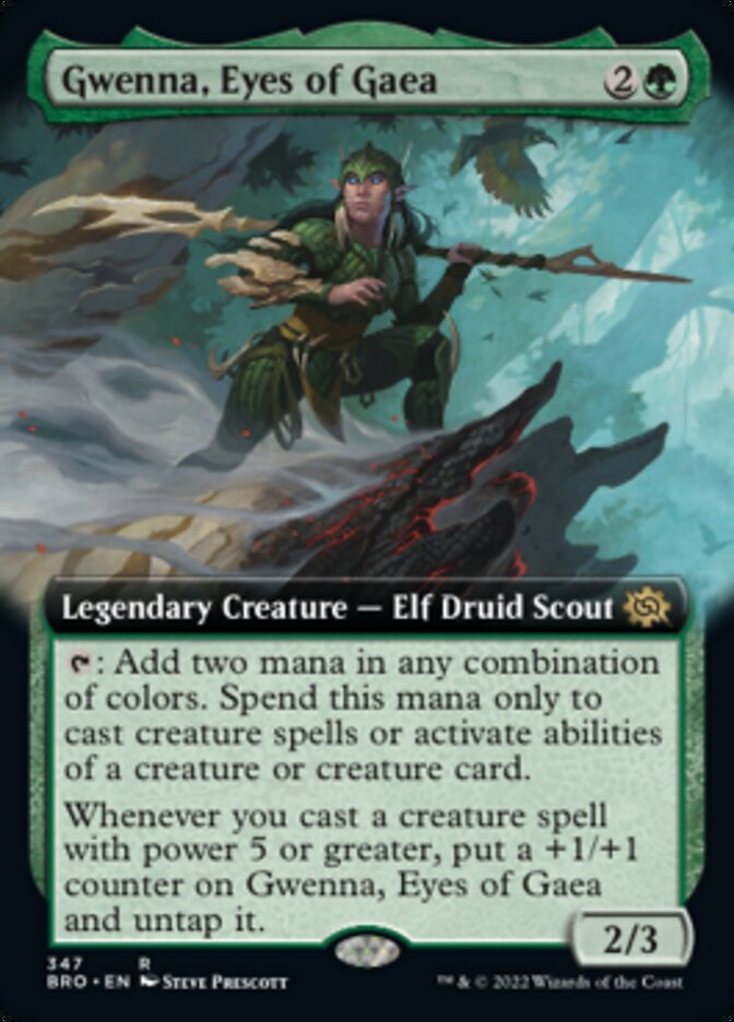 Magic | Gwenna, Eyes of Gaea (Extended Art) [The Brothers' War] | The Nerd Merchant