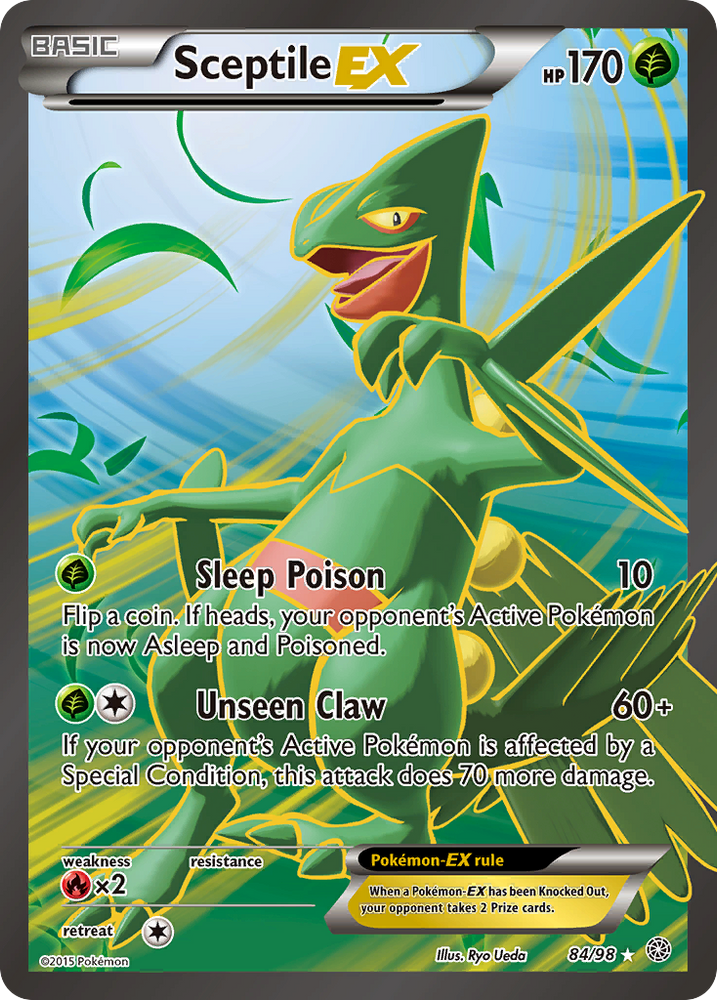 Pokemon | Sceptile EX (84/98) [XY: Ancient Origins] | The Nerd Merchant