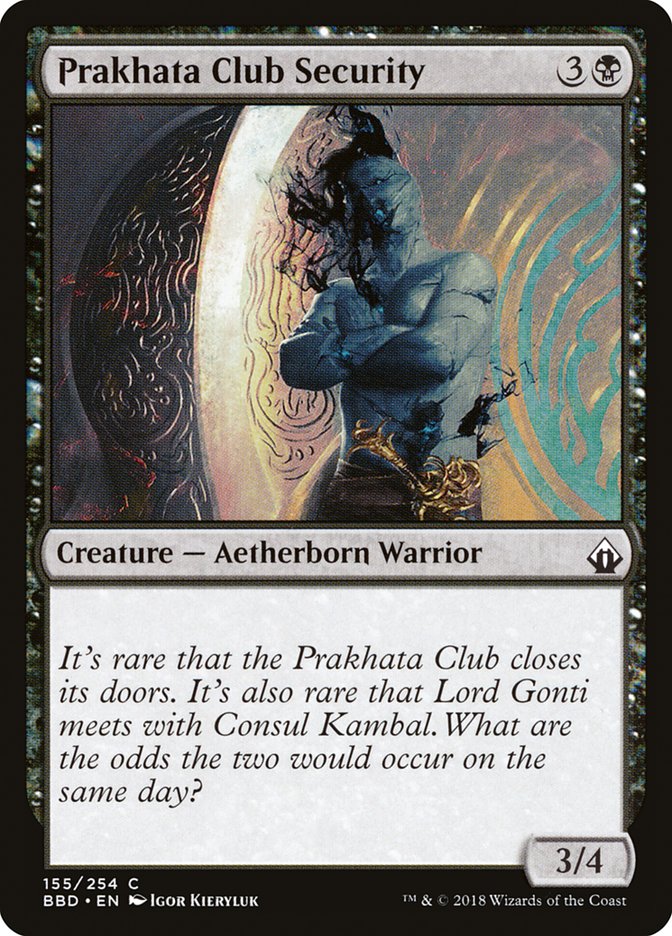 Magic | Prakhata Club Security [Battlebond] | The Nerd Merchant
