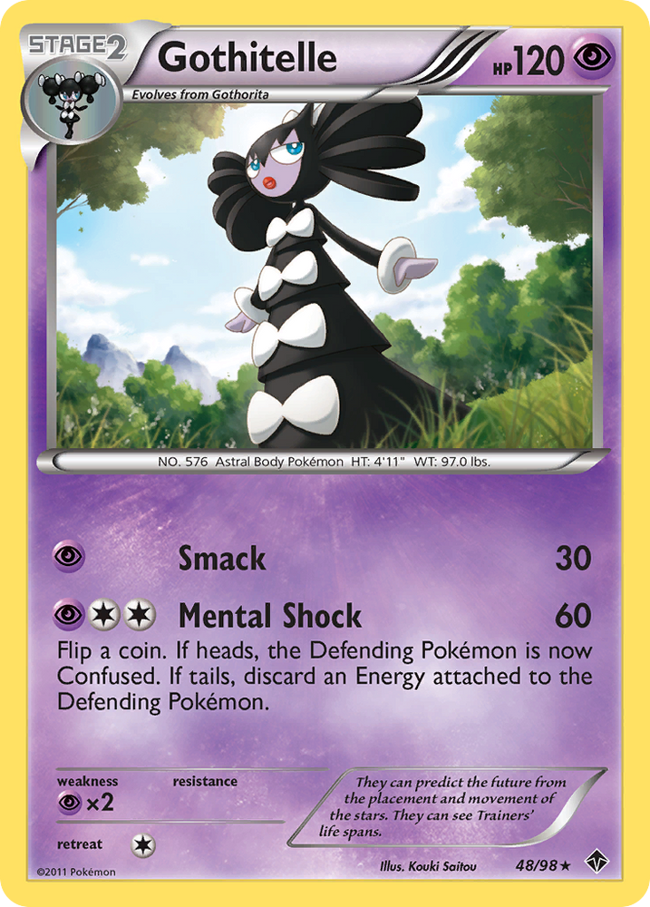 Pokemon | Gothitelle (48/98) [Black & White: Emerging Powers] | The Nerd Merchant
