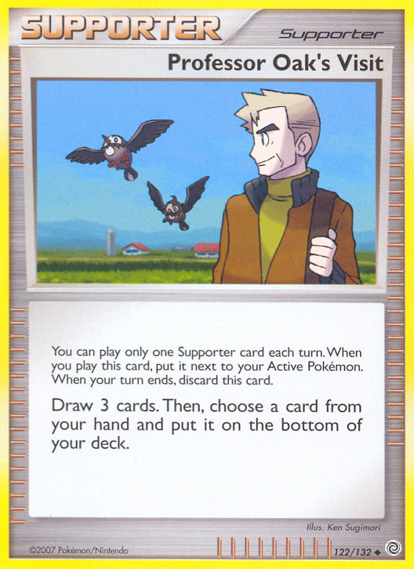 Pokemon | Professor Oak's Visit (122/132) [Diamond & Pearl: Secret Wonders] | The Nerd Merchant