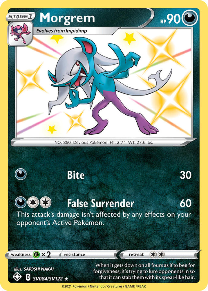 Pokemon | Morgrem (SV084/SV122) [Sword & Shield: Shining Fates] | The Nerd Merchant