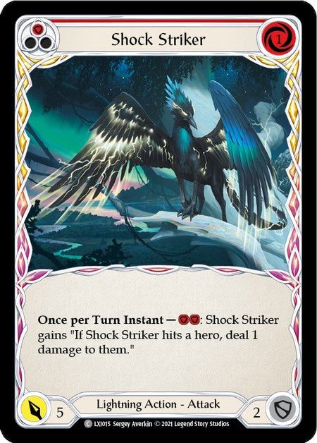 Flesh and Blood TCG | Shock Striker (Red) [LXI015] (Tales of Aria Lexi Blitz Deck)  1st Edition Normal | The Nerd Merchant