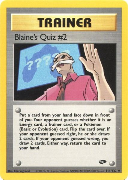 Pokemon | Blaine's Quiz #2 (111/132) [Gym Challenge Unlimited] | The Nerd Merchant
