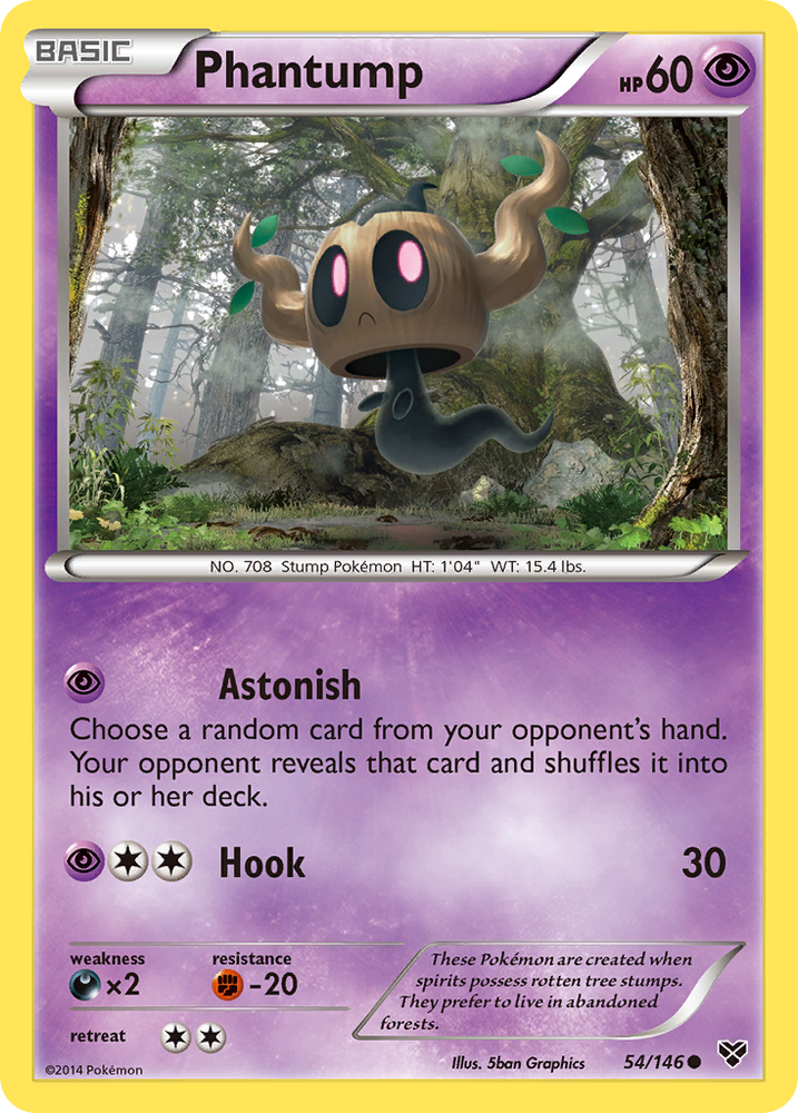 Pokemon | Phantump (54/146) [XY: Base Set] | The Nerd Merchant