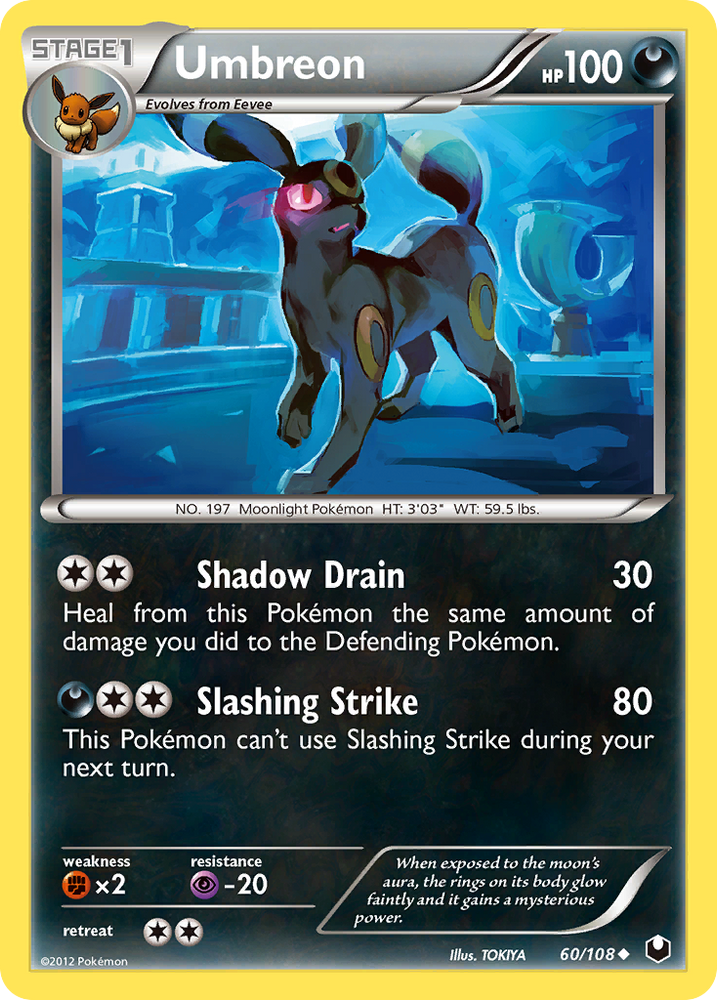 Pokemon | Umbreon (60/108) [Black & White: Dark Explorers] | The Nerd Merchant