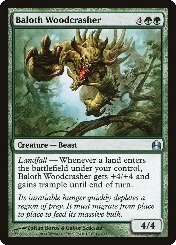 Magic | Baloth Woodcrasher [Commander 2011] | The Nerd Merchant