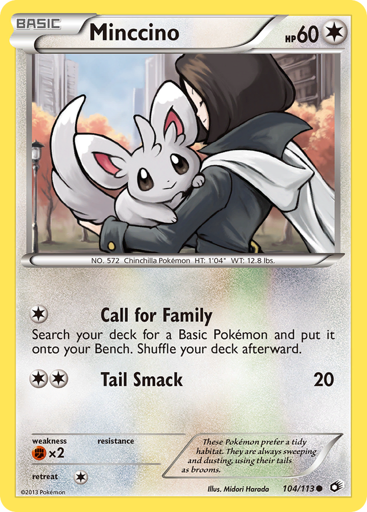 Pokemon | Minccino (104/113) [Black & White: Legendary Treasures] | The Nerd Merchant